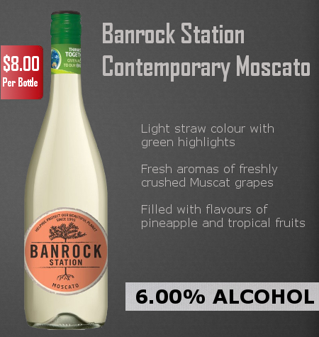 Banrock Station Contemporary Moscato 2016 South Australia